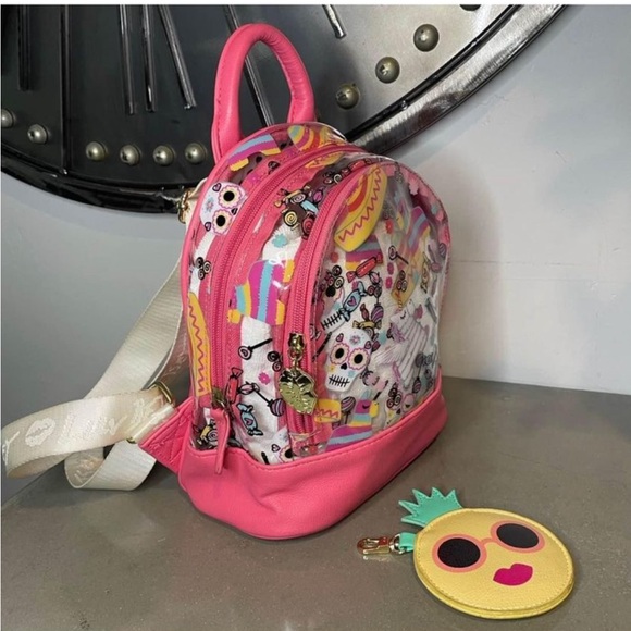 Day Of The Dead Backpack Betsey Johnson - Picture 5 of 14